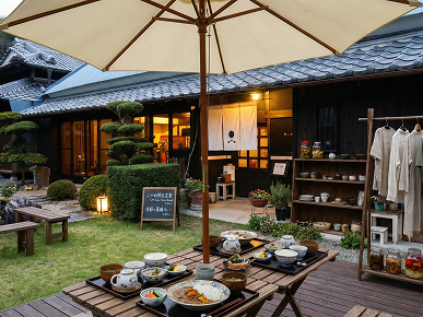 古民家レストラン建設中